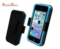 Hybrid robot silicone case with kickstand for iphone 5c