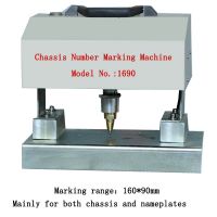 China hot sale portable pneumatic dot peen marking machine for metal tubes vin chassis number