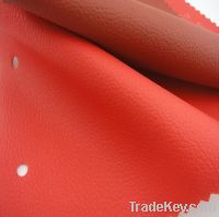 Red PVC Patent Leather Fabric