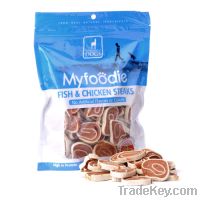 sellMyfoodie Gourmet All Natural Fish Chicken Steaks Dog Treats 16oz