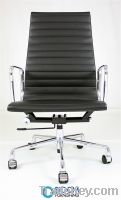 press leather high back eames office chair
