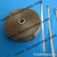 Fiberglass exhaust heat wrap