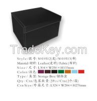 High Quality New Leather/Fabric Storage Box With Lid