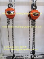 Best seller CE certified labor-saving manual chain hoist/chain blocks
