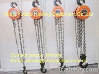 Light weight low price chain hoist with trolley /chain pulley block