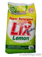 Lix Lemon detergent powder, washing detergent