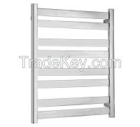 Stainless Steel Electric Heated Towel Rail Warmer With Extra Towel Shelf