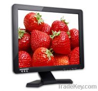 15-inch CCTV LCD Monitor with 1, 024 x 768 Pixels and VGA/AV/TV/BNC Opt