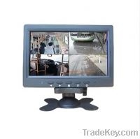 7-inch 4-channel CCTV LCD Monitors with 800 x 480 Pixels, 16:9, 250cd/