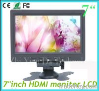 7-inch Stand-alone CCTV LCD Monitor with VGA/AV/BNC/TV Input, 800 x 48