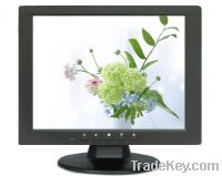 17-inch HD Quad Screen CCTV LCD Monitor, Surveillance Display