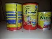 Nido Powder 400g, Nido Milk Powder 900g, Nido Fortified, Nido Red Cap, Nido Arabic text