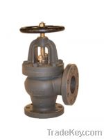 Marine Cast Iron Angle Valve JIS F7308 10K80