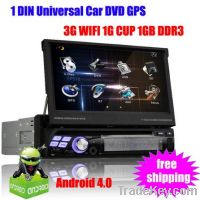 car dvd player 1 din Universal android 4.0 GPS Navigator With Radio Au