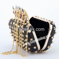 Sell Ladies Clutch Bag For Party With Finger And Studs