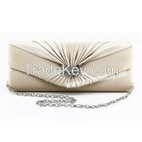 Sell Womens Silk Satin Pleated Evening Bag