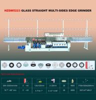 HZDM5223 Glass Straight Multi-Sides Edge Grinder