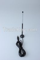 DVB-T, ISDB-T, DVB-T2 telescopic magnetic antenna, indoor tv antenna