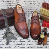 Supply Men's Custom Handmade Genuine Oxford Shoe In GOODYEAR CRAFT