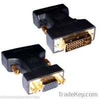 DVI-I Female Analog (24+5) to VGA Male (15-pin) Connector Adapter