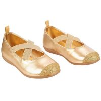 Girls Shoes, Girls Hard Sole Shoes, Girls Golden Shoes