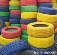 All sorts of color car tyres