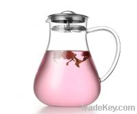 hot sale borosilicate glass teapot