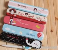 tin pencil box / tin pencil case