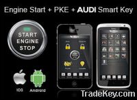 Offer GSM Car Security Systems  for (engine start + PKE +Audi Smart keys)