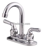 double handle  wash basin mixer faucet