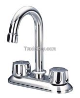 double handle  wash basin mixer faucet