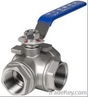 3 way ball valve/foot valve/stainless steel ball valve