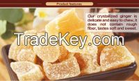 healthy snacks soft and sweet crystallized candied ginger