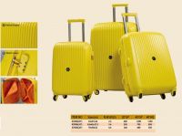 Factory Wholesale PP Light Weight Zipper Trolley 3PCS Boarding Luggage Set with TSA Lock