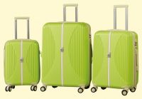 Useful Business Series PP Injection Zipper Luggage Set in 17 Colors/8Wheels and TSA Lock