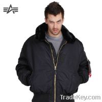 Alpha Industries B-15 flight jacket Pilot jacket Mens winter jacket co