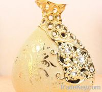 delicate pierced vase decoration , ceramic crafts