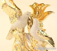 bird ceramic figurines , creative home decorations