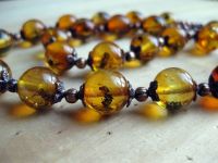 Resin Amber Beads