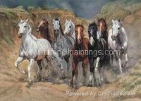 Dafen modern Oil Painting on canvas -horse001