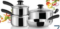 Stainless steel cookware set