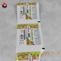 laminated plastic packing film roll