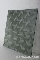 Patterned glass 3mm/4/5 - Grey Color/Clear/Blue