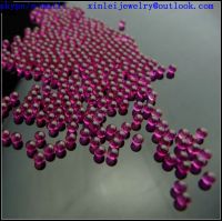 Wholesale ruby round loose gemstone, shape round of red corundum loose 1mm to 30mm size