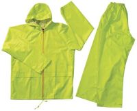 Rain suit Polyester PVC coated waterproof