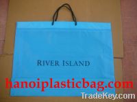 Drawstring plastic bag