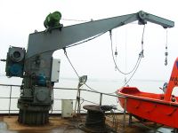 Sell single arm davit for rescue boat and craft