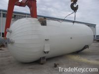 Horizontal Gas Tank for CO2, N2, H2, Natural Gas