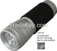 Aluminum Rubber Flashlight