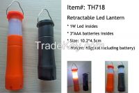 Portable 1W White Led Camping Lamp mixed 6 colors